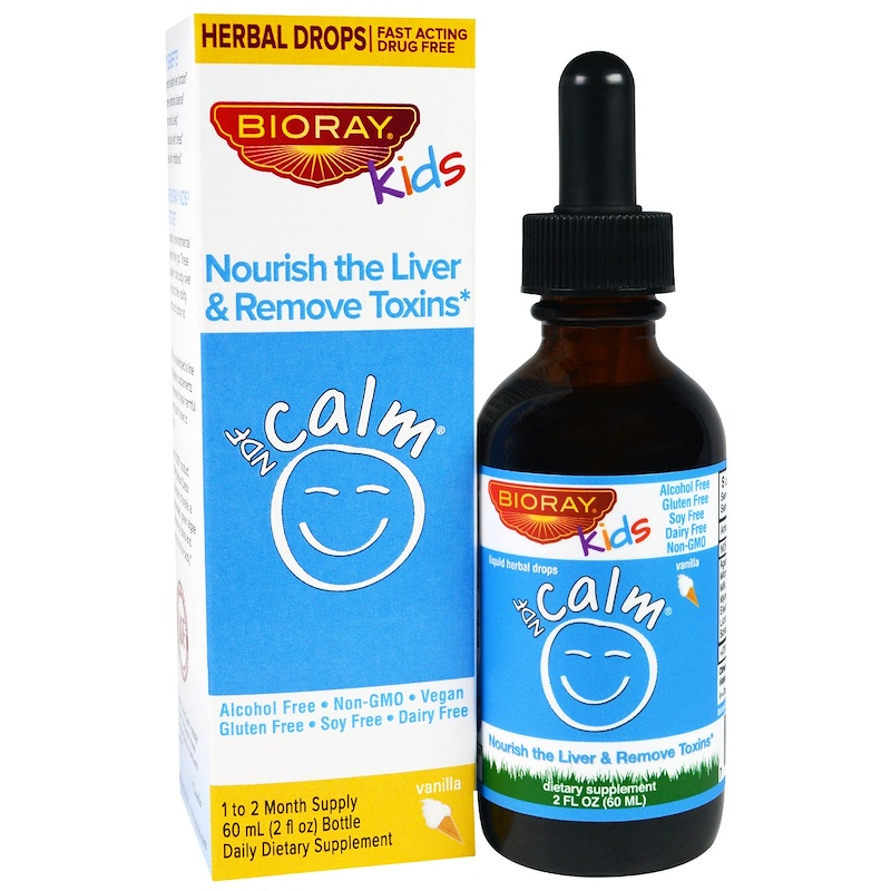 Bioray Inc., NDF Calm, Nourish the Liver & Remove Toxins, Kids, Vanilla