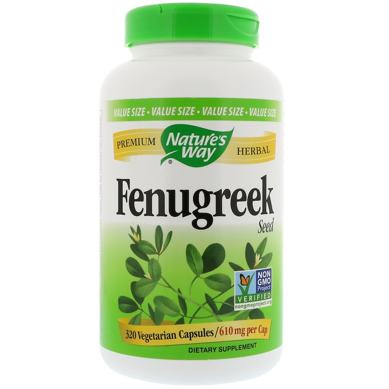 Nature’s Way, Fenugreek Seed, 610 mg , 320 Vegetarian Capsules Herbs Blog