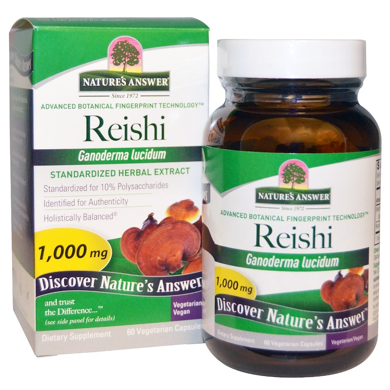 Nature’s Answer, Reishi, Standardized Herbal Extract, 1,000 mg, 60 Vegetarian Capsules Samuel